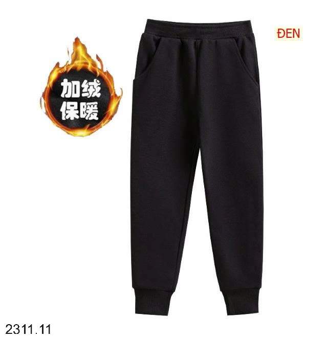 25HA2311.11 - QUẦN NỈ ỐNG BO LÓT LÔNG ẤM CHO BÉ SIZE ĐẠI
