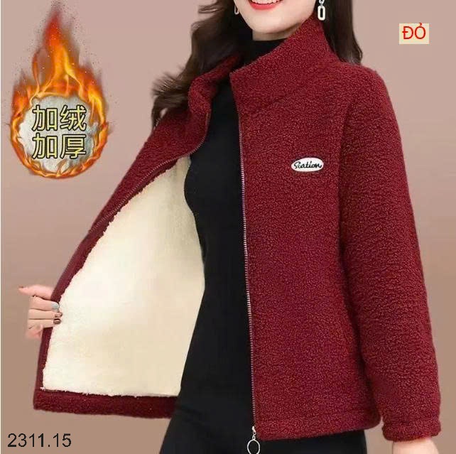 25HA2311.15 - ÁO KHOÁC LÓT LÔNG NỮ