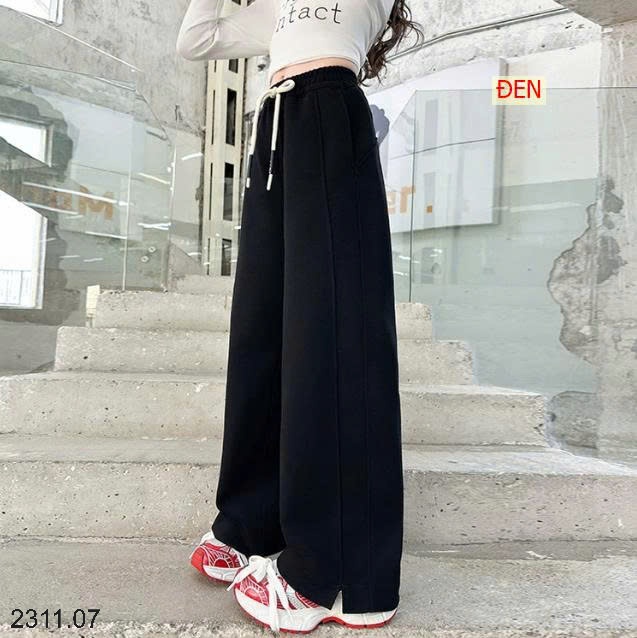 25HA2311.07 - QUẦN NỈ XẺ GẤU SIZE ĐẠI BÉ GÁI