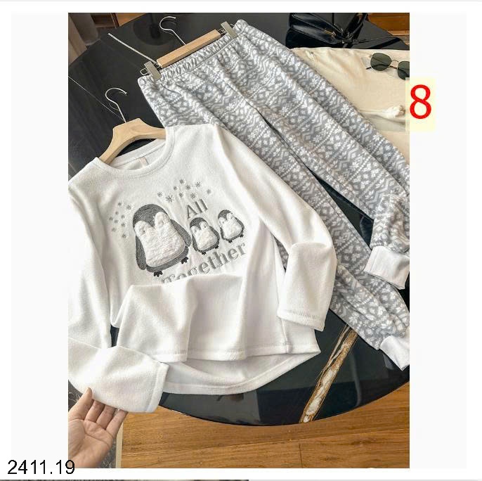 25HA2411.19 - BỘ LÔNG CỪU MẶC NHÀ HOẠT HÌNH