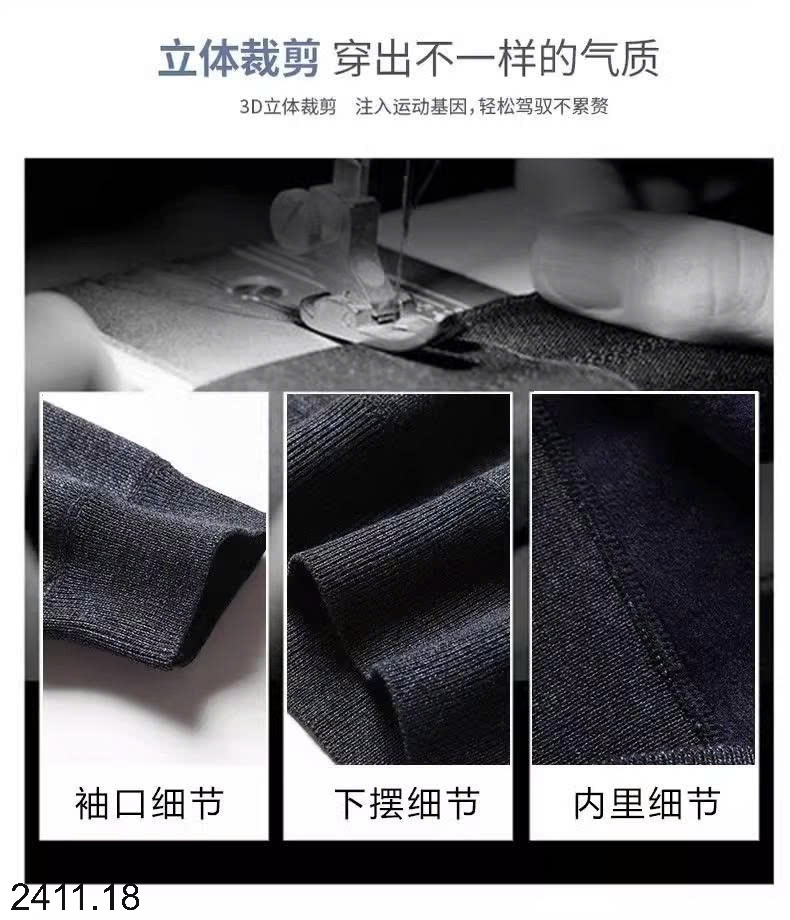 25HA2411.18 - ÁO LEN NAM TRUNG NIÊN LÓT LÔNG CỔ TRÒN