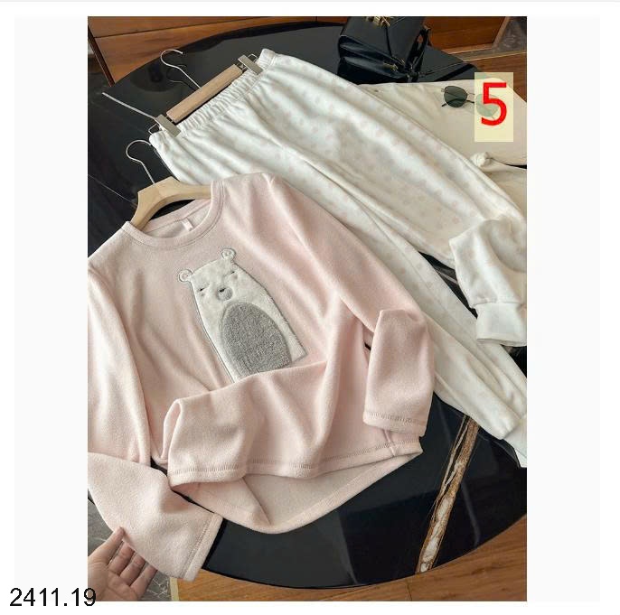 25HA2411.19 - BỘ LÔNG CỪU MẶC NHÀ HOẠT HÌNH