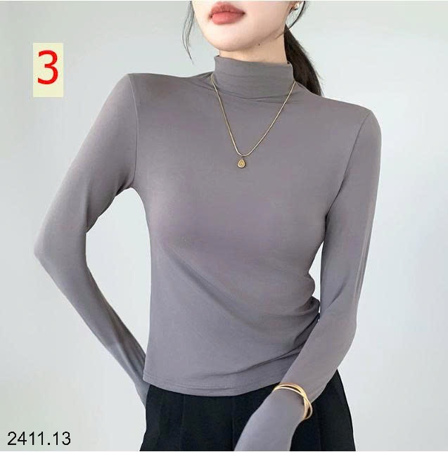 25HA2411.13 - ÁO GIỮ NHIỆT CỔ CAO NỮ