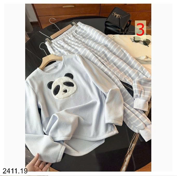 25HA2411.19 - BỘ LÔNG CỪU MẶC NHÀ HOẠT HÌNH