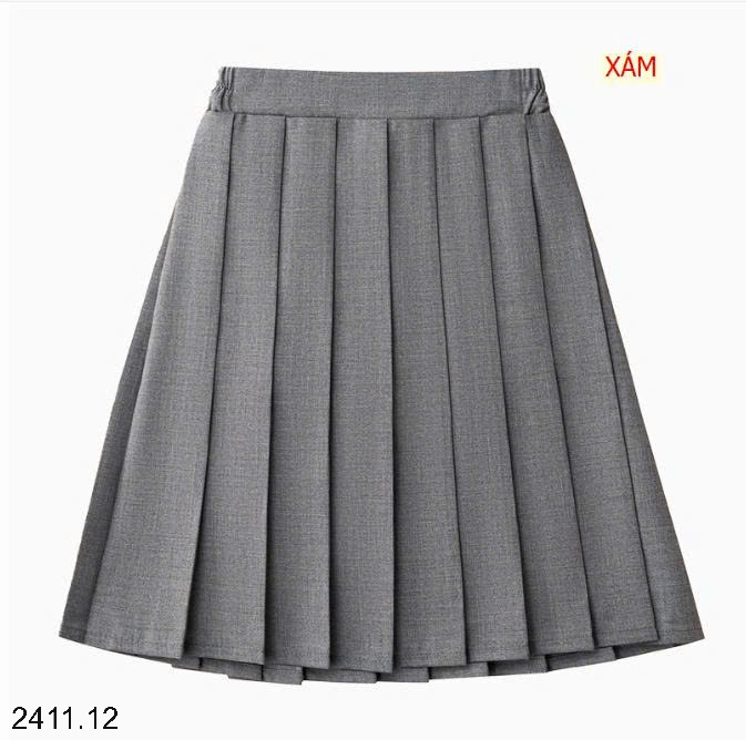 25HA2411.12 - CHÂN VÁY XẾP LY BÉ GÁI