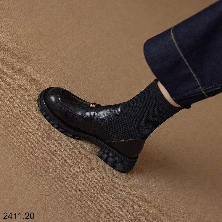 25HA2411.20 - GIÀY BOOT NỮ KIỂU ANH