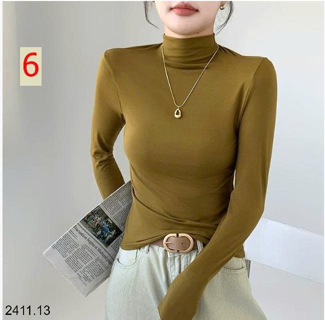 25HA2411.13 - ÁO GIỮ NHIỆT CỔ CAO NỮ