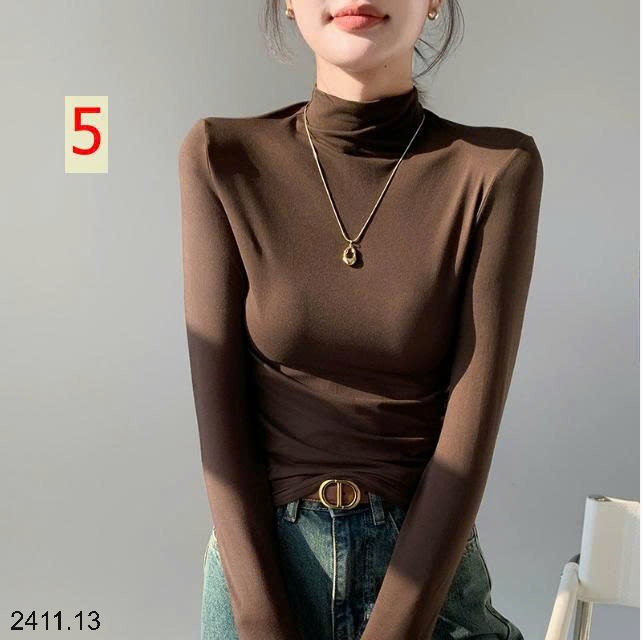 25HA2411.13 - ÁO GIỮ NHIỆT CỔ CAO NỮ