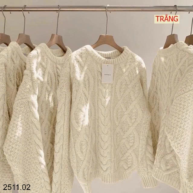25HA2511.02 - ÁO LEN XOẮN PHONG CÁCH HÀN QUỐC