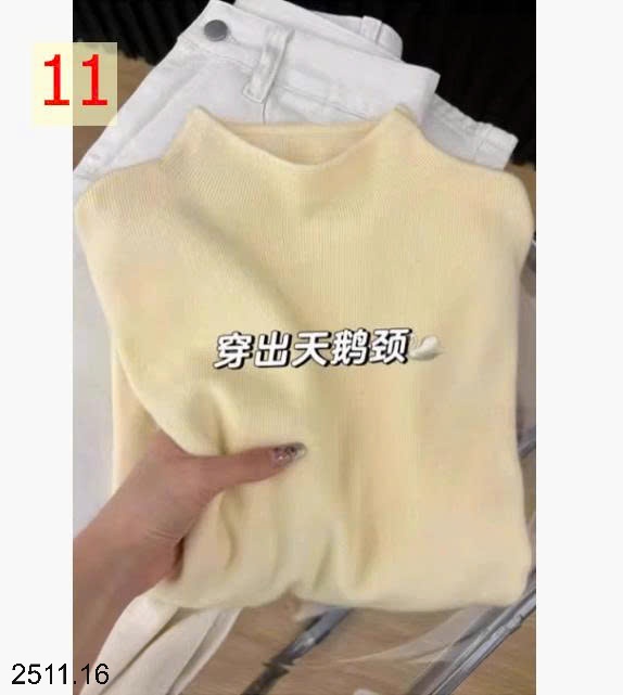 25HA2511.16 - ÁO LEN CỔ LỌ CHO NỮ