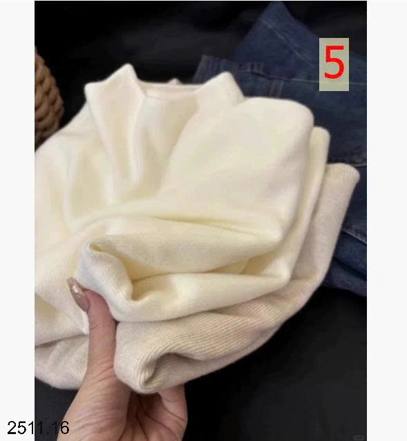 25HA2511.16 - ÁO LEN CỔ LỌ CHO NỮ