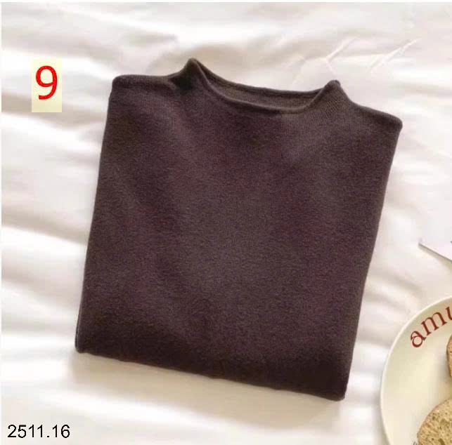 25HA2511.16 - ÁO LEN CỔ LỌ CHO NỮ