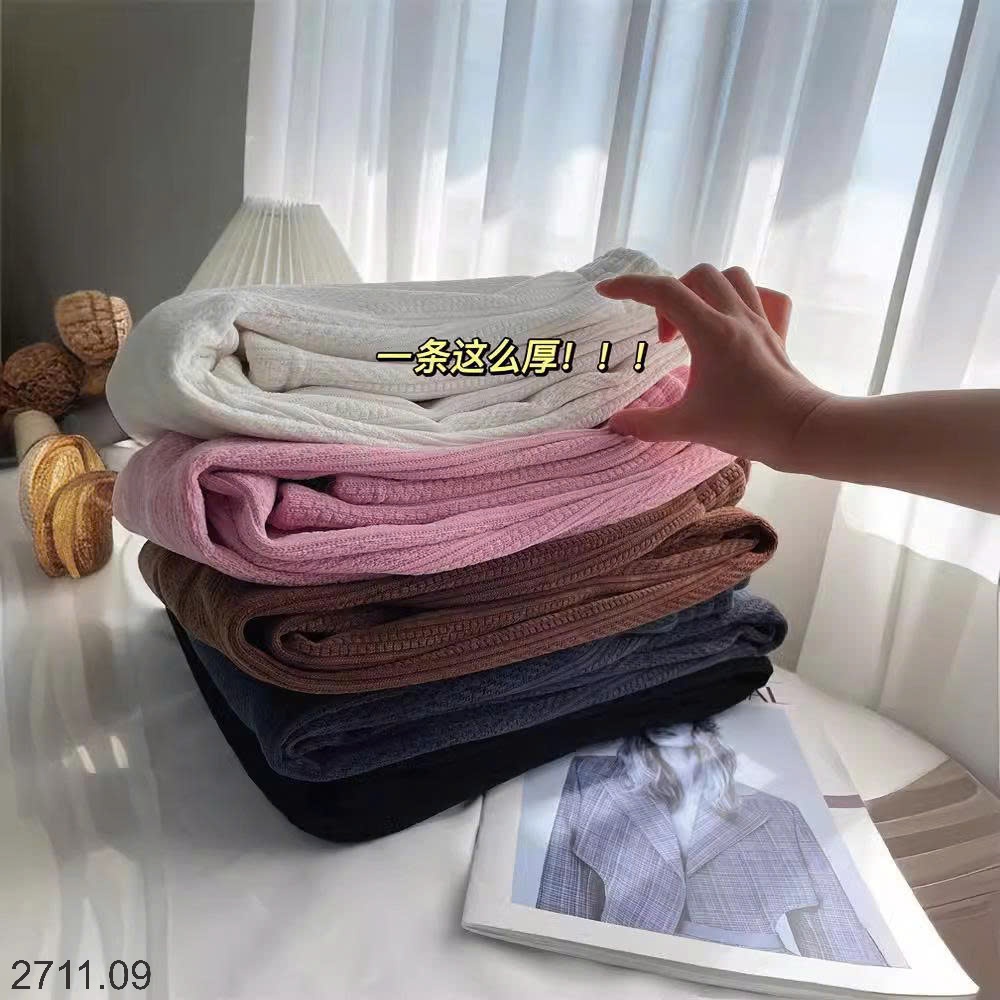 25HA2711.09 - QUẦN NHUNG ỐNG RỘNG VIỀN LÚA MẠCH