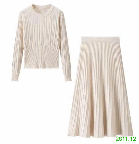 25HA2611.12 - SET VÁY LEN XẾP LY CHO NỮ
