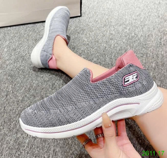 25HA2611.17 - GIÀY SLIPON ĐI BỘ THOÁNG KHÍ CHO NỮ