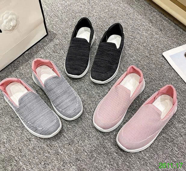 25HA2611.17 - GIÀY SLIPON ĐI BỘ THOÁNG KHÍ CHO NỮ