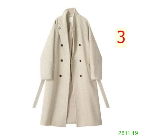 25HA2611.19 - ÁO KHOÁC DẠ DÁNG DÀI CHO NỮ