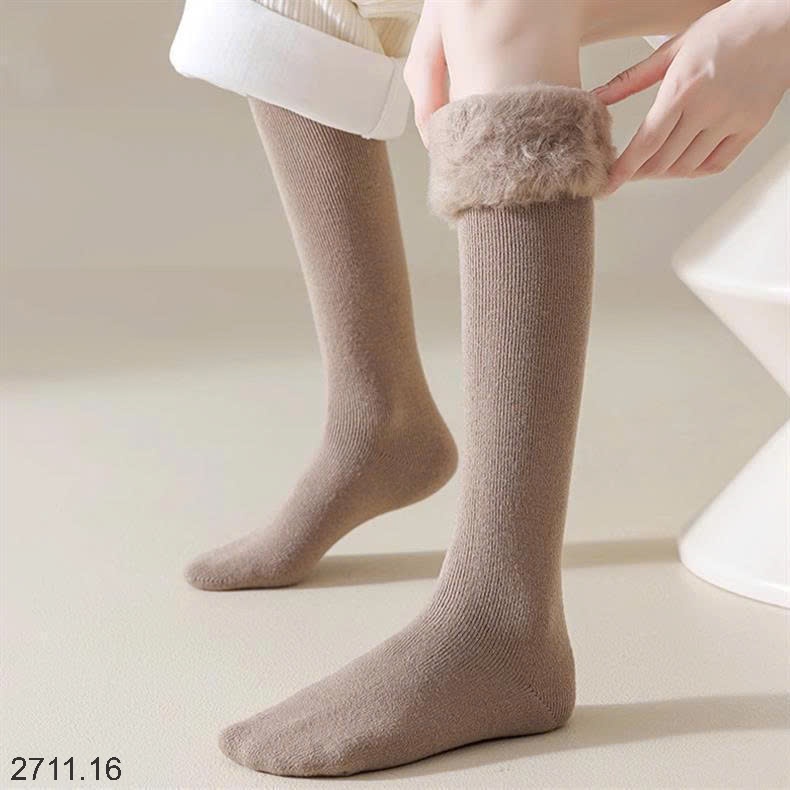25HA2711.16 - SET 3 ĐÔI TẤT DÀI LÓT LÔNG ẤM CHO NỮ
