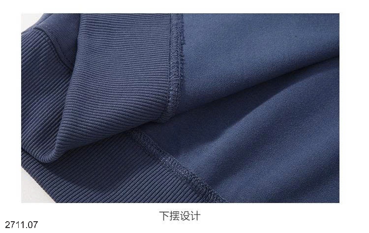 25HA2711.07 - ÁO KHOÁC NỈ HOODIE KÉO KHÓA NAM NỮ