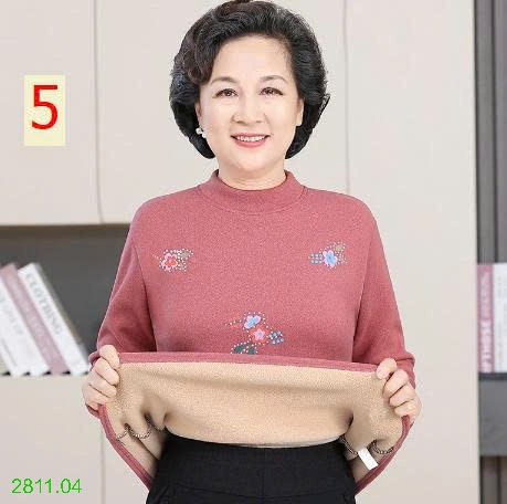 25HA2811.04 - BỘ GIỮ NHIỆT TRUNG NIÊN LÓT LÔNG CHO MẸ