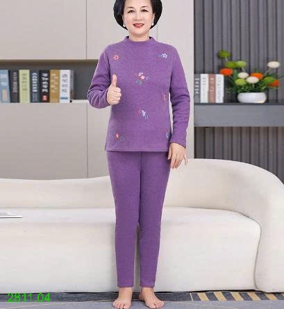 25HA2811.04 - BỘ GIỮ NHIỆT TRUNG NIÊN LÓT LÔNG CHO MẸ