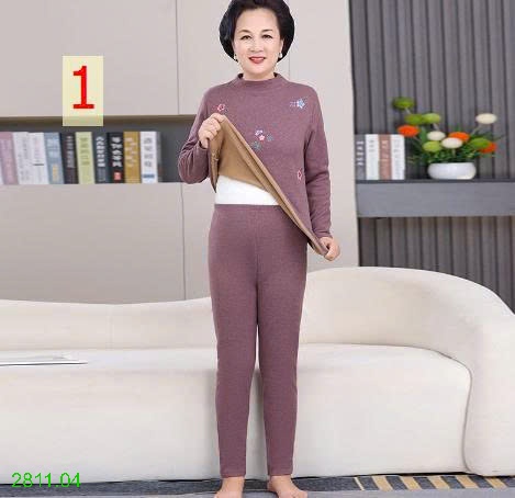 25HA2811.04 - BỘ GIỮ NHIỆT TRUNG NIÊN LÓT LÔNG CHO MẸ
