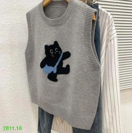 25HA2811.18 - GI-LÊ LEN HÌNH MÈO XINH CHO NỮ