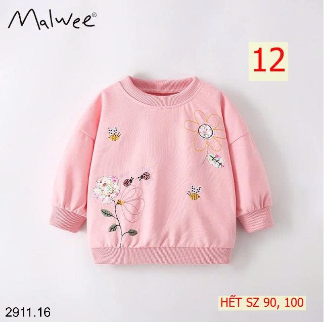 25HA2911.16 - ÁO NỈ DA CÁ MALWEE CHO BÉ