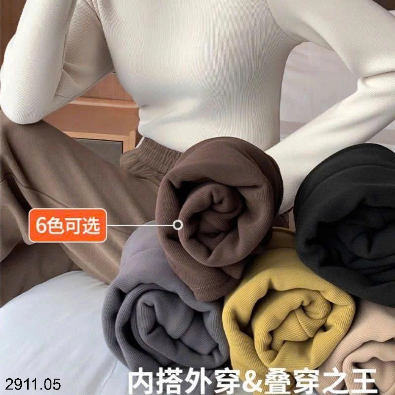 25HA2911.05 - ÁO NỈ CỔ LỌ LÓT LÔNG SIÊU ẤM CHO NỮ