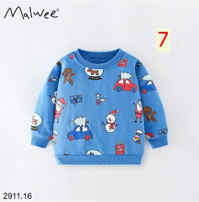 25HA2911.16 - ÁO NỈ DA CÁ MALWEE CHO BÉ