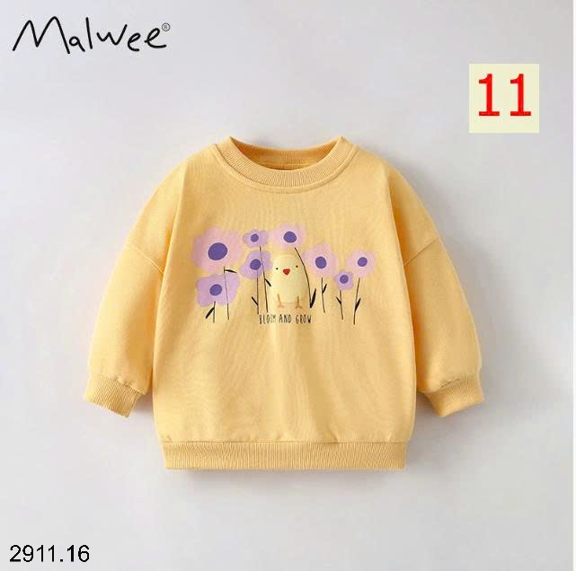 25HA2911.16 - ÁO NỈ DA CÁ MALWEE CHO BÉ