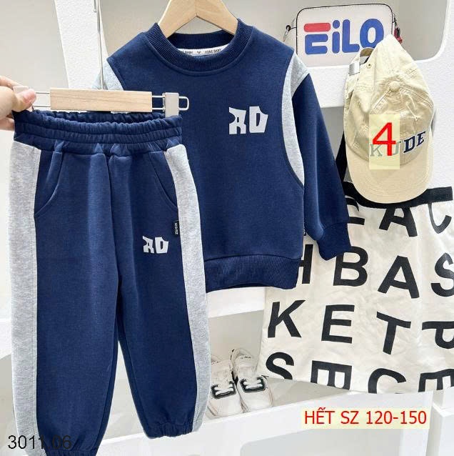 25HA3011.06 - BỘ NỈ KACADY BÉ TRAI