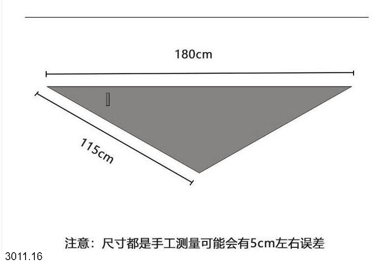 25HA3011.16 - KHĂN CHOÀNG TAM GIÁC NỮ