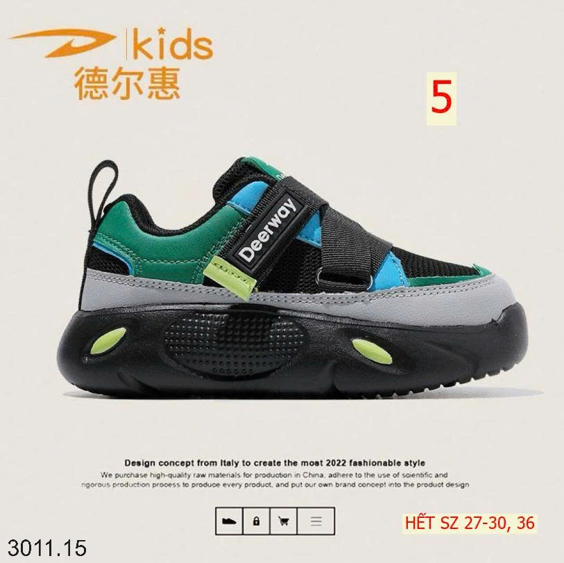 25HA3011.15 - GIÀY DEERWAY CHO BÉ