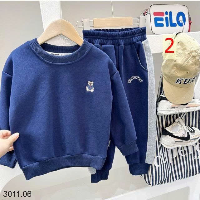 25HA3011.06 - BỘ NỈ KACADY BÉ TRAI
