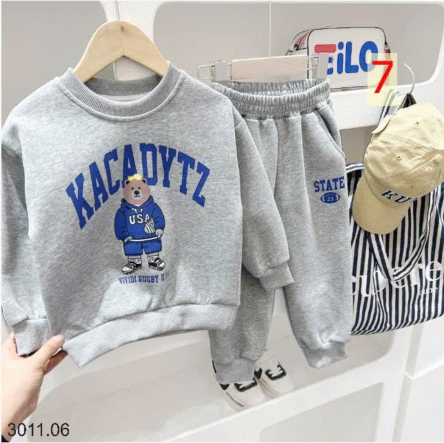 25HA3011.06 - BỘ NỈ KACADY BÉ TRAI