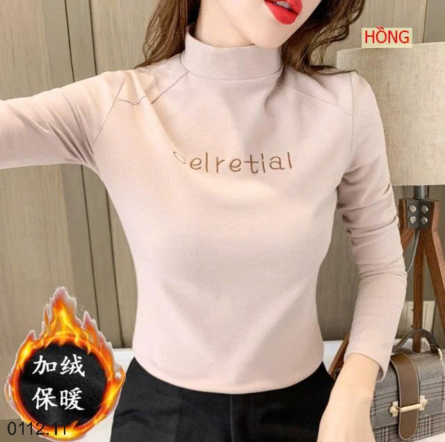 25HA0112.11 - SET 2 ÁO NỈ CỔ LỌ CHO NỮ