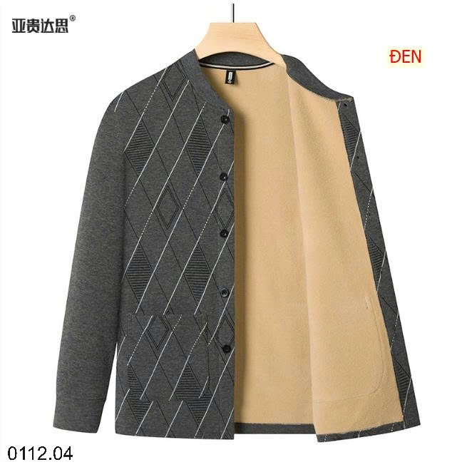 25HA0112.04 - ÁO CARDIGAN LÓT LÔNG CHO BỐ