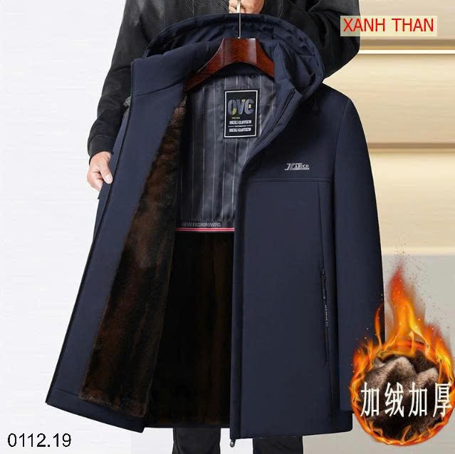 25HA0112.19 - ÁO KHOÁC PARKA LÓT LÔNG TẶNG BỐ