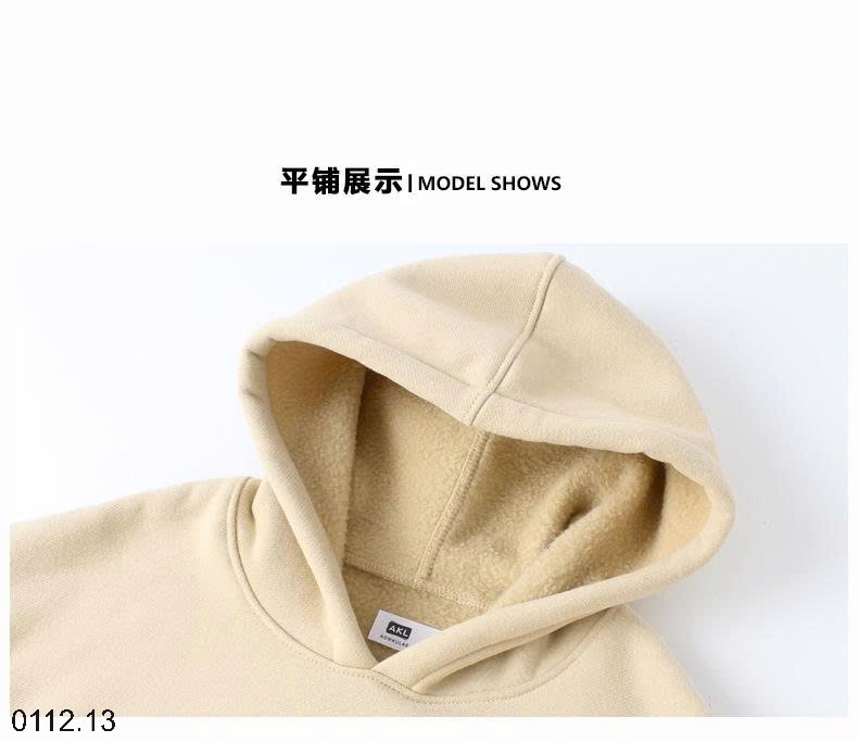 25HA0112.13 - ÁO NỈ HODDIE LÓT LÔNG BÉ TRAI HÃNG AKL
