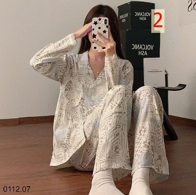 25HA0112.07 - BỘ MẶC NHÀ CHO NỮ