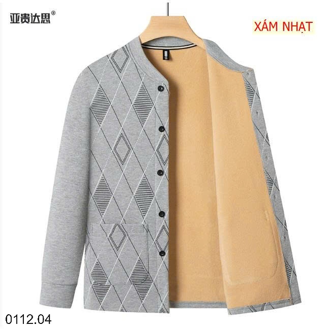 25HA0112.04 - ÁO CARDIGAN LÓT LÔNG CHO BỐ