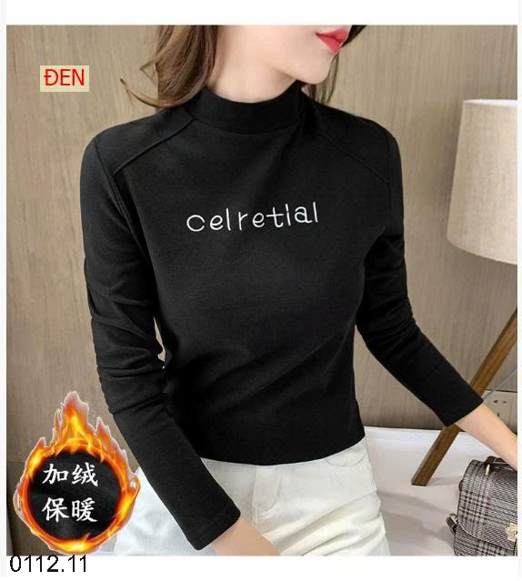 25HA0112.11 - SET 2 ÁO NỈ CỔ LỌ CHO NỮ
