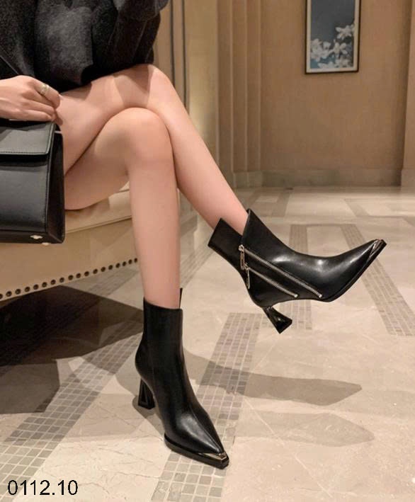25HA0112.10 - GIÀY BỐT CAO GÓT PHONG CÁCH ANH