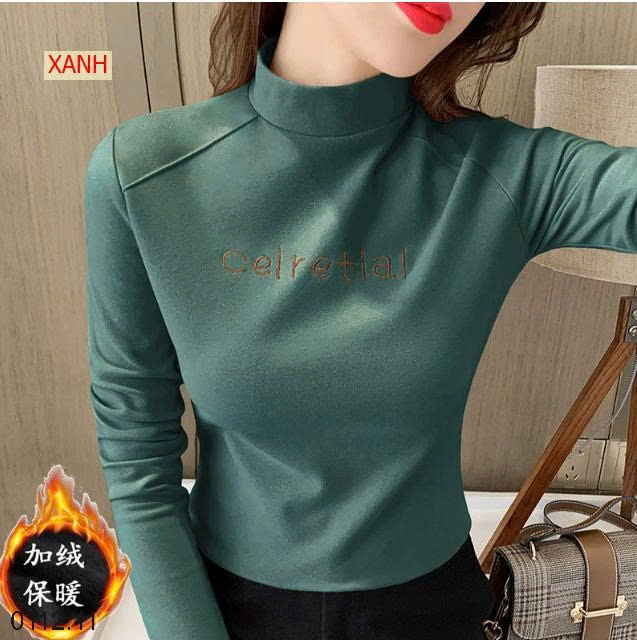25HA0112.11 - SET 2 ÁO NỈ CỔ LỌ CHO NỮ