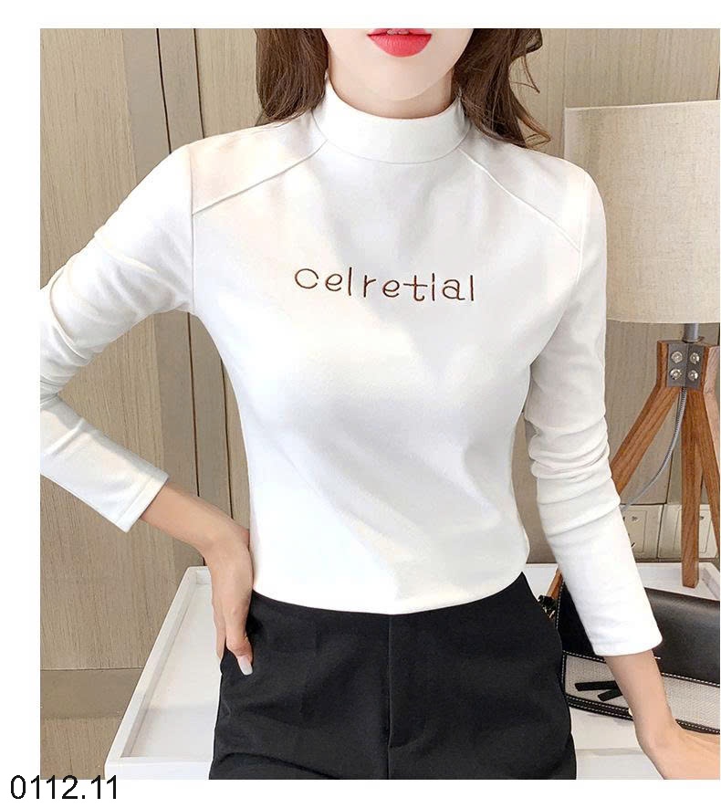 25HA0112.11 - SET 2 ÁO NỈ CỔ LỌ CHO NỮ
