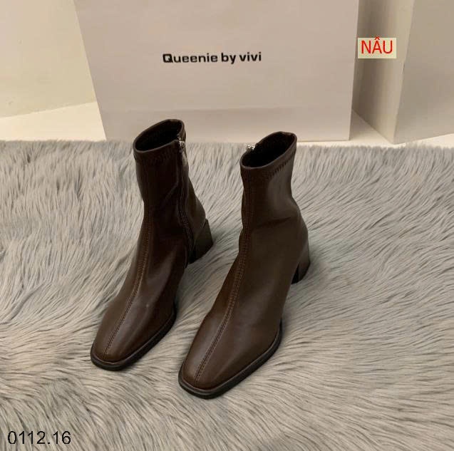 25HA0112.16 - BOOT CỔ NGẮN KIỂU PHÁP