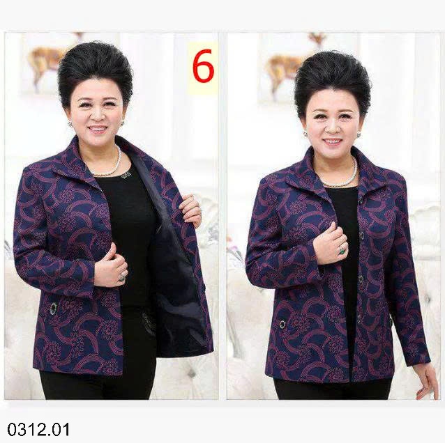 25HA0312.01 - ÁO KHOÁC TRUNG NIÊN TẶNG MẸ, TẶNG BÀ