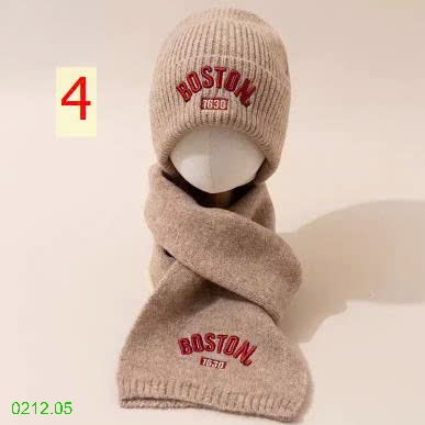 25HA0212.05 - SET KHĂN VÀ MŨ LEN BOSTON CHO BÉ