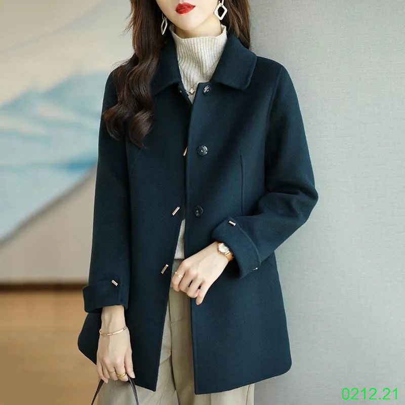 25HA0212.21 - ÁO KHOÁC DẠ DÁNG LỬNG CHO NỮ